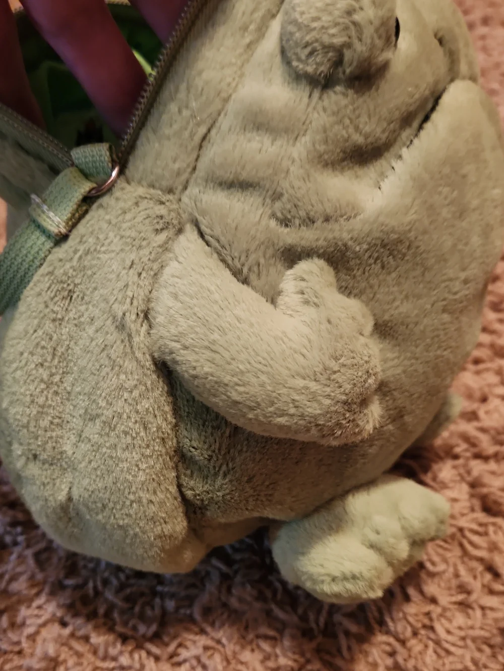 Jellycat Retired Ricky Rain Frog Bag Green Plush Frog Crossbody